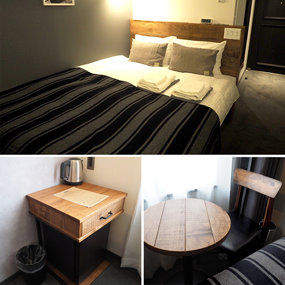 木製のベッドや家具