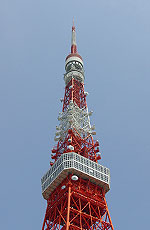 タイムズタワーサイドから眺めた東京タワー