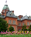 味のある赤れんが造りの北海道庁旧本庁舎