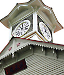 長年、時を刻みながら、その姿は変わらぬままの札幌市時計台