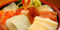 北海道最後の食事は海鮮丼