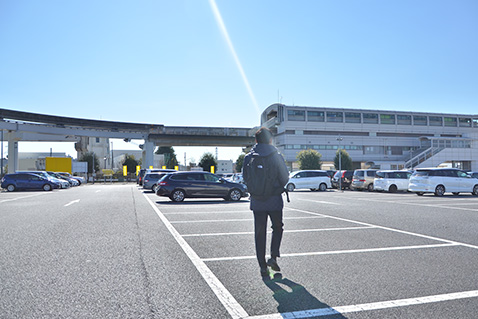 タイムズ高松駅前駐車場内