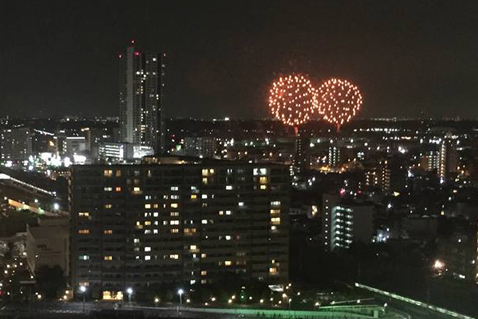 タワーマンション_花火