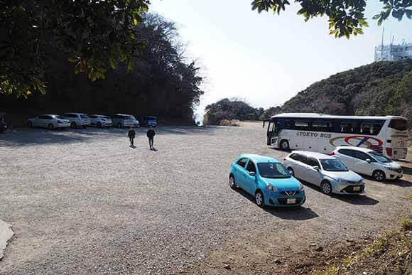 日本寺付近にある駐車場