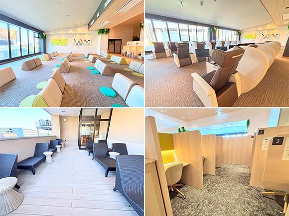 いろいろな休憩スペース