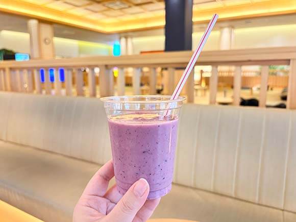 紫色のスムージー