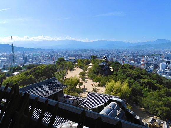 天守から見た景色