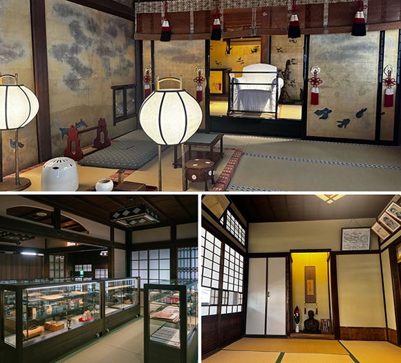 豪華な浴室や展示など
