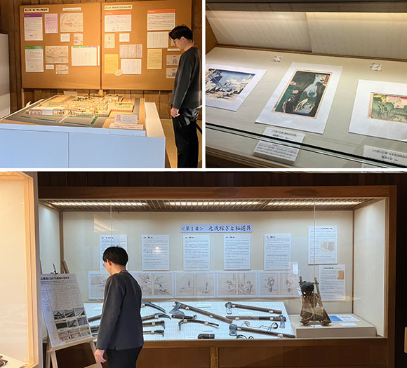 陣屋の模型などさまざまな展示