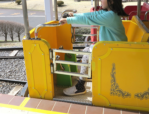 サイクル電車のこぐところ