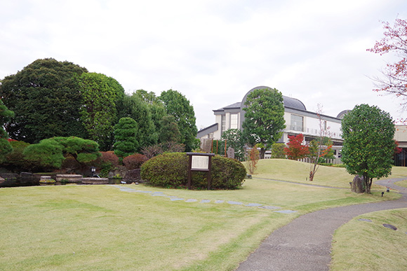 日本庭園全景