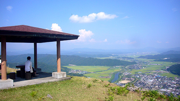 有子山山頂からの風景