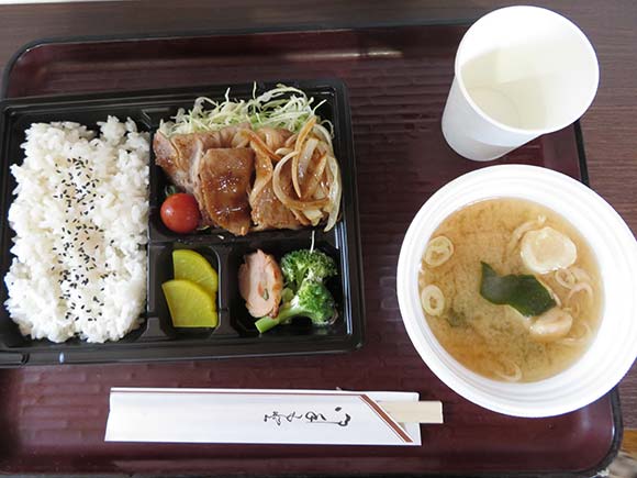 生姜焼きとご飯など