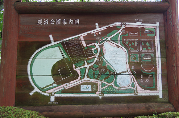 鹿沼公園案内図