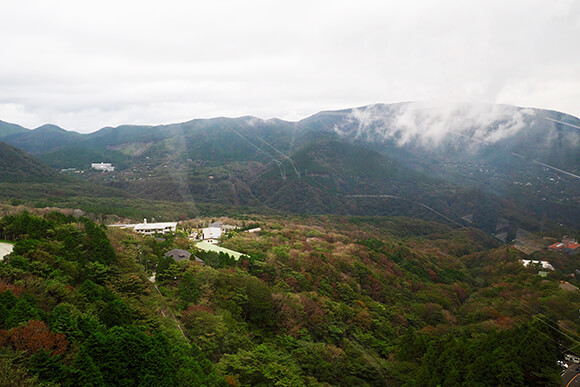 山々の全景