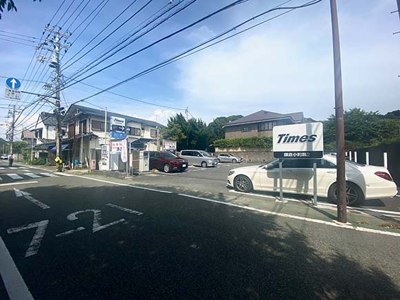 場内が広い駐車場