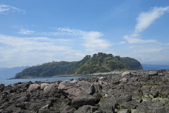 真鶴半島の全景