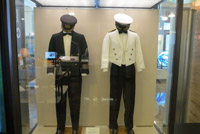 展示されている制服
