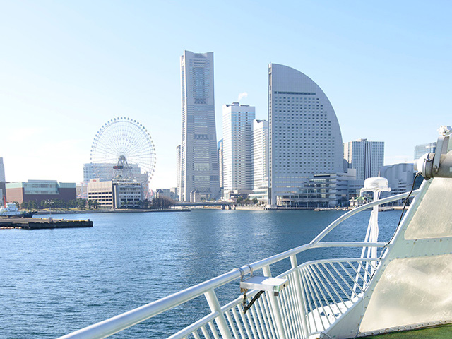 海とみなとみらいの景色