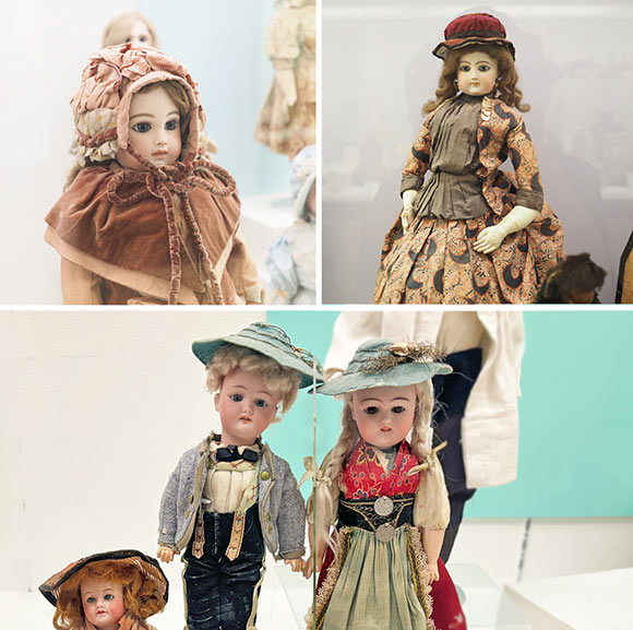 ドレスなどを着た人形