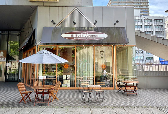 海外のような雰囲気のお店