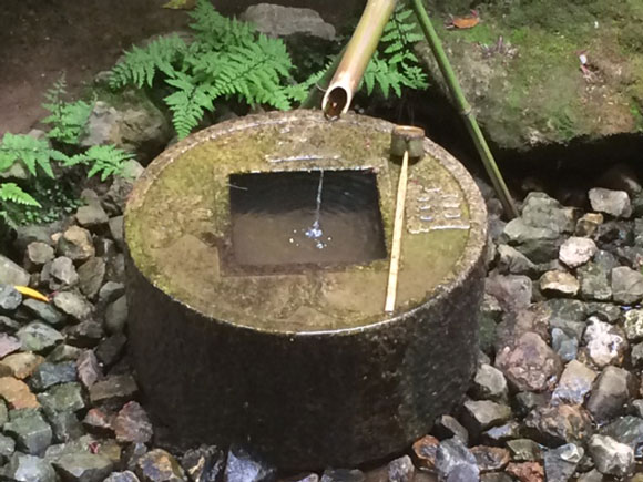 銭の穴に水が溜まる仕組み