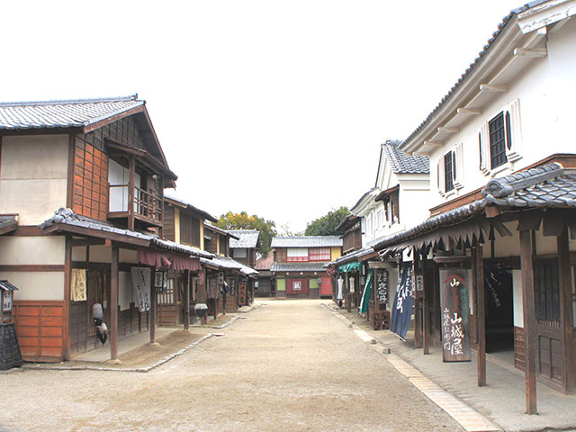 東映太秦映画村の街並み