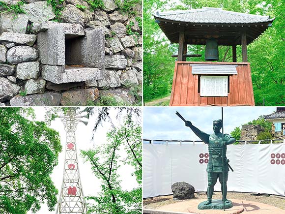 石樋や銅鐘など