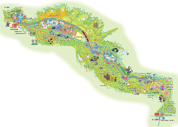 秩父ミューズパーク地図