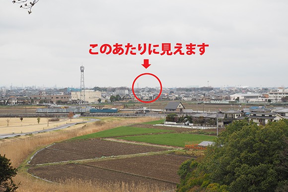 行田市街の風景