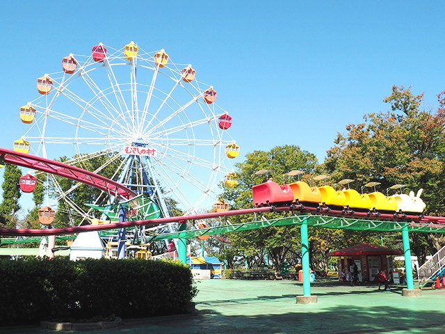 乗り物にいちご狩り 子供遊園地 むさしの村 がすごかった 免許と一緒に タイムズクラブ