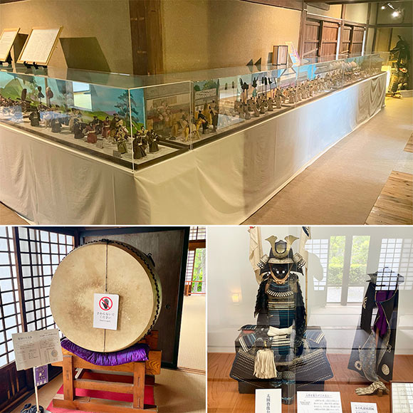 甲冑などの展示物