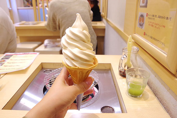しょうゆソフトクリーム
