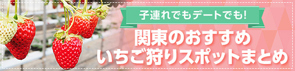 子連れでもデートでも！関東のおすすめいちご狩りスポットまとめ