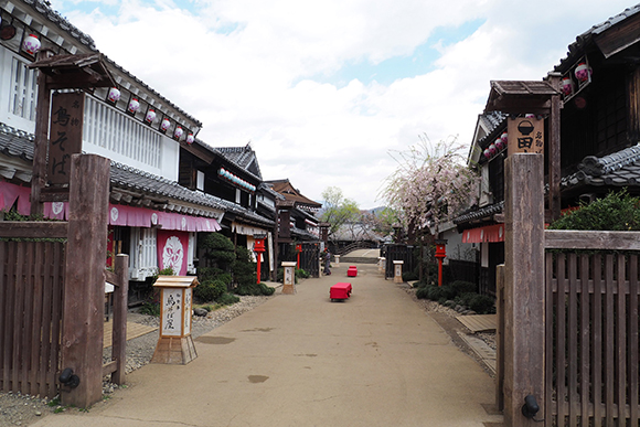 日光江戸村の街並み