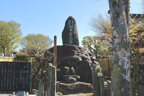 大きな石のお墓