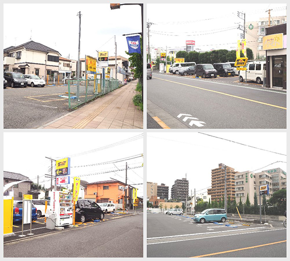 福生駅付近のタイムズパーキング