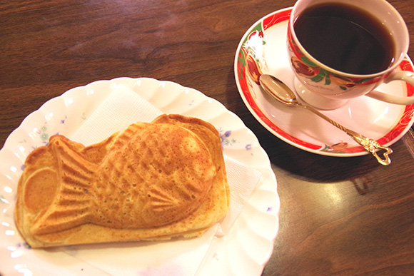 たい焼きのコーヒー