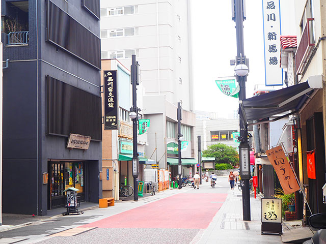 品川宿の面影が残る町並み