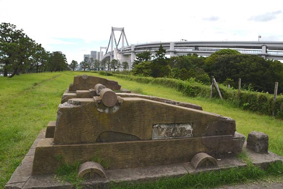 台場公園の砲台跡