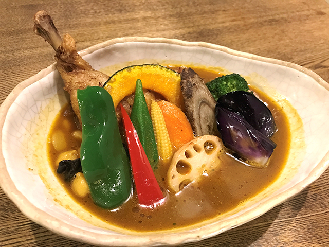 具沢山のスープカレー